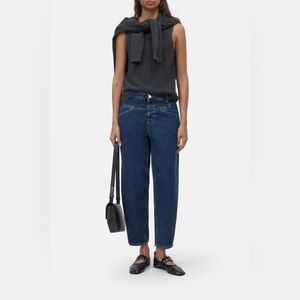 Closed Stover-X Relaxed Jeans in a dark blue denim wash size 30 BNWT!